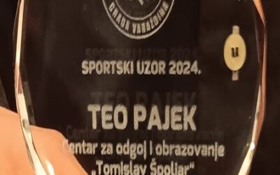 Teo Pajek proglašen sportskim uzorom